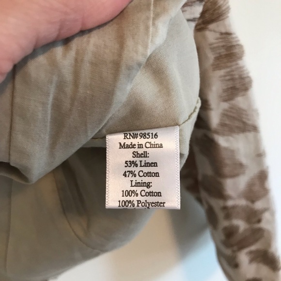 Coldwater Creek Floral Embroidered Fall Jacket - Picture 8 of 9